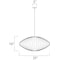 Maxim Cocoon 1-Light 25" Wide Polished Chrome Pendant Light 12190WTPC - alternate 2